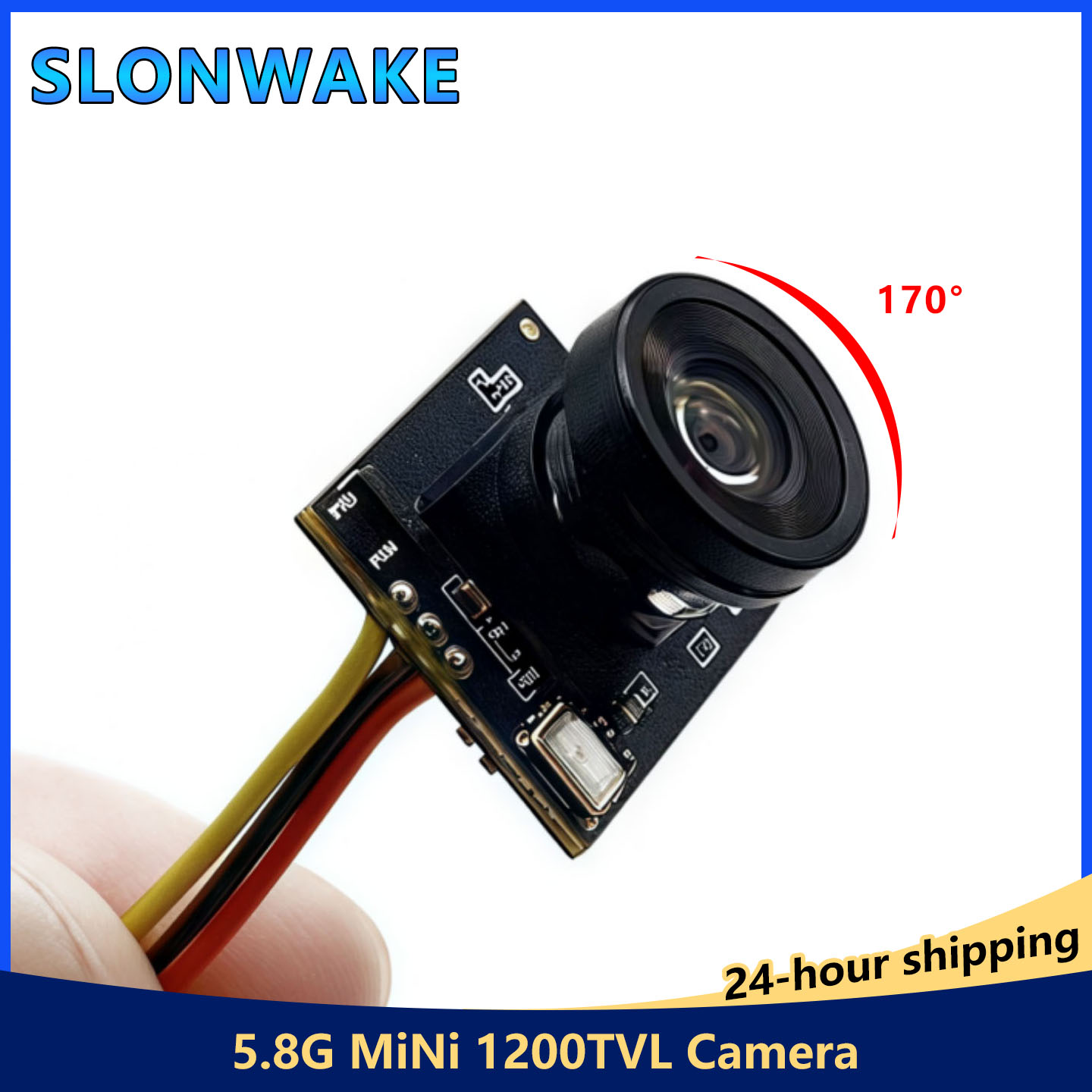 Drone Camera Wide Angle - SLONWAKE Ultra Mini 5.8G FPV-camera |