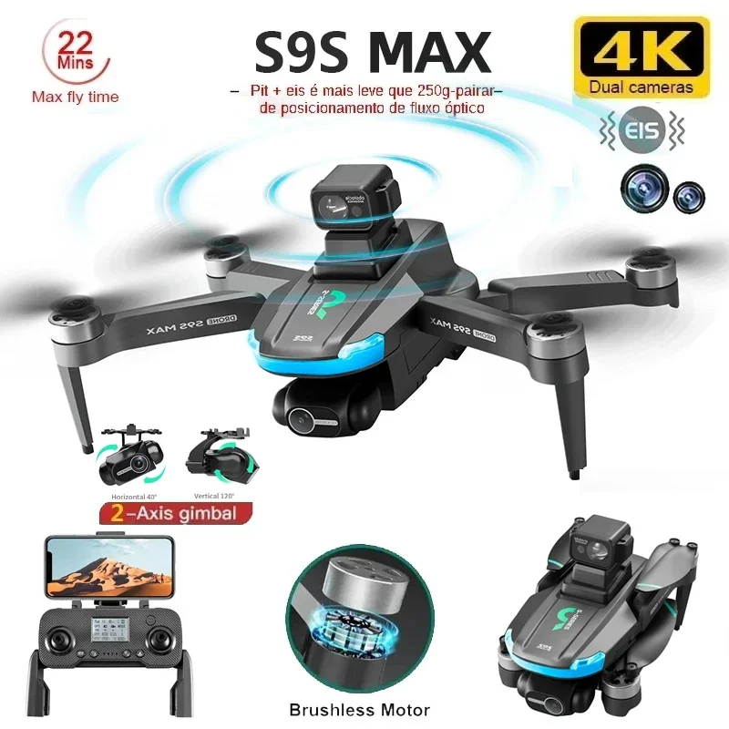 NIEUWE S9S MAX MINI Drone 4K 2 - Drone Camera Wide Angle recensie en prijs